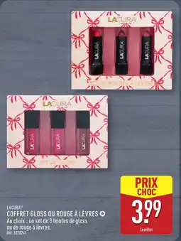 ALDI LACURA Coffret gloss ou rouge à lèvres offre