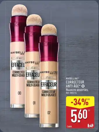 ALDI MAYBELLINE Correcteur anti-âge offre