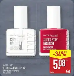 ALDI MAYBELLIN EVernis à ongles offre