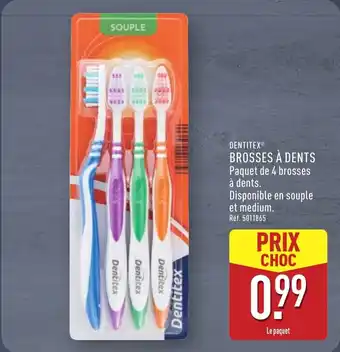 ALDI DENTITEX Brosses à dents offre
