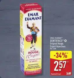 ALDI EMAIL DIAMANT Dentifrice offre