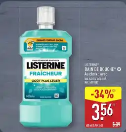 ALDI LISTERINE Bain de bouche offre