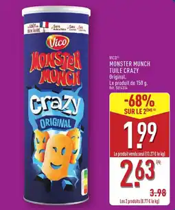 ALDI VICO Monster munch tuile crazy offre