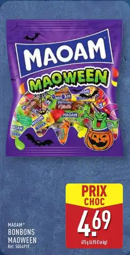 ALDI MAOAM Bonbons maoween offre
