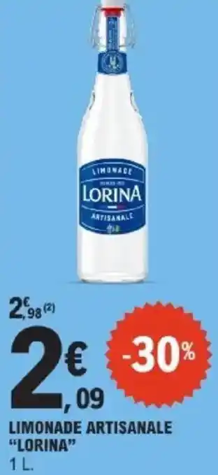 E.Leclerc Limonade artisanale lorina offre