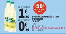 E.Leclerc Boisson aromatisée citron pulco offre