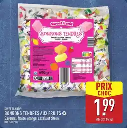 ALDI SWEETLAND Bonbons tendres aux fruits offre