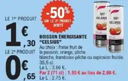 E.Leclerc Boisson énergisante celsius offre