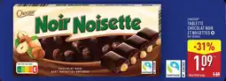 ALDI CHOCEUR Tablette chocolat noir et noisettes✪ offre