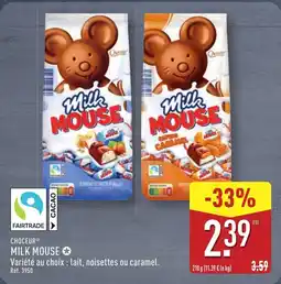 ALDI CHOCEUR Milk mouse offre