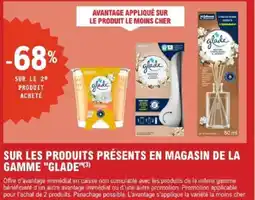 E.Leclerc SUR LES PRODUITS PRÉSENTS EN MAGASIN DE LA GAMME GLADE offre