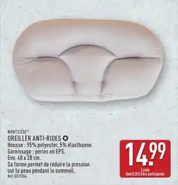 ALDI NOVITESSE Oreiller anti-rides offre