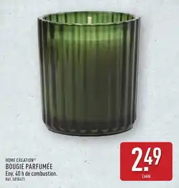 ALDI HOME CREATION bougie parfumée offre