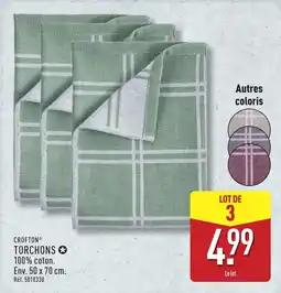 ALDI CROFTON Torchons offre