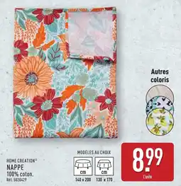 ALDI HOME CREATION Nappe offre
