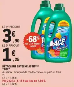 E.Leclerc Détachant oxygène actif ace offre