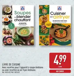 ALDI Livre de cuisine offre