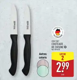 ALDI CROFTON Couteaux de cuisine offre