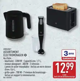 ALDI AMBIANO Assortiment électroménager offre