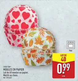 ALDI CROFTON Moules en papier offre