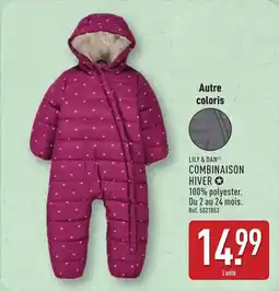 ALDI LILY & DAN Combinaison hiver offre