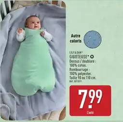ALDI LILY & DAN Gigoteuse offre