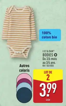ALDI LILY & DAN Bodies offre