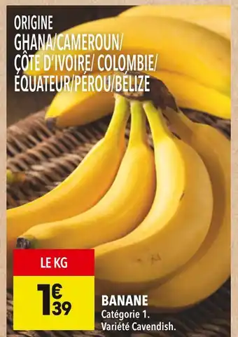 Supeco Banane offre