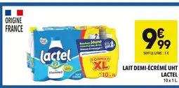 Supeco Lactel Lait demi-écrémé UHT offre
