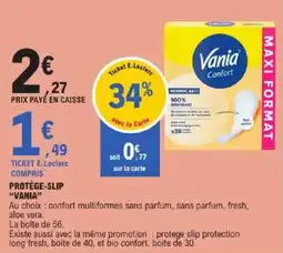 E.Leclerc Protège-slip vania offre
