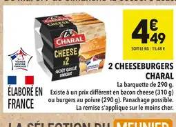 Supeco Charal 2 Cheeseburgers offre