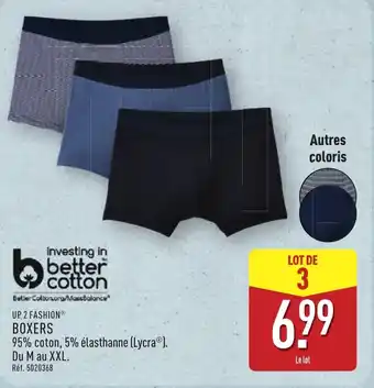 ALDI UP 2 FASHION Boxers offre