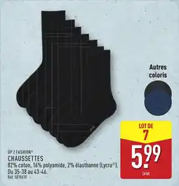 ALDI UP 2 FASHION Chaussettes offre