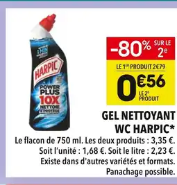 Supeco Harpic Gel Nettoyant WC offre