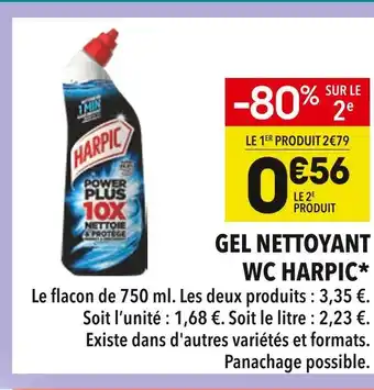 Supeco Harpic Gel Nettoyant WC offre