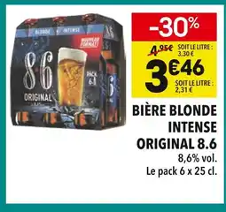 Supeco Original 8.6 Bière Blonde Intense offre
