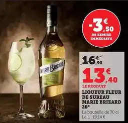 U Express Marie brizard - liqueur fleur de sureau 20° offre
