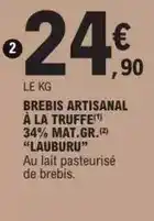 E.Leclerc Brebis artisanal à la truffe offre