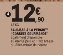 E.Leclerc Saucisse à la perche offre