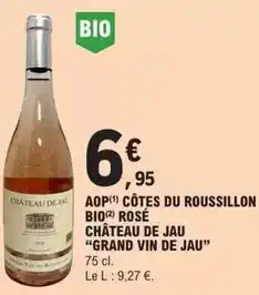 E.Leclerc Château - aop côtes du roussillon bio offre