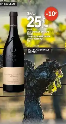 E.Leclerc Roger - chateau meufe du pape offre