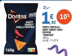 E.Leclerc Doritos - chips tortilla goût sweet chili pepper offre