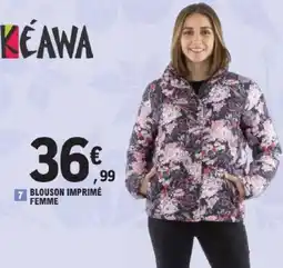 E.Leclerc Blouson imprimé femme offre