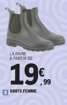 E.Leclerc Boots femme offre