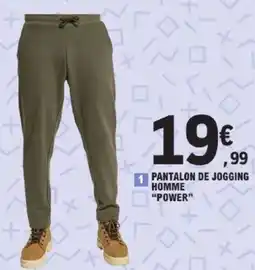 E.Leclerc Pantalon de jogging homme power offre