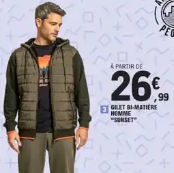 E.Leclerc Gilet bi-matière offre