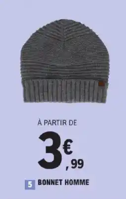 E.Leclerc Bonnet homme offre