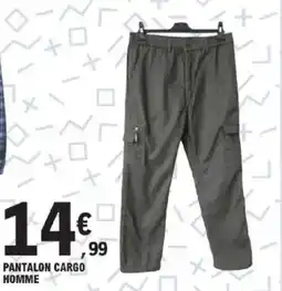 E.Leclerc Pantalon cargo homme offre