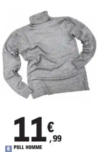 E.Leclerc Pull homme offre