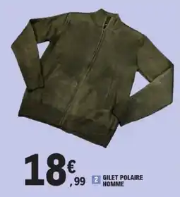 E.Leclerc Gilet polaire homme offre